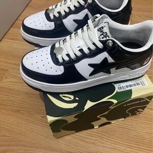 Black and White Men's Sneakers